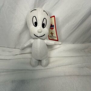 Casper the Friendly Ghost Plush Toy Network 8” With Tag Halloween 2004